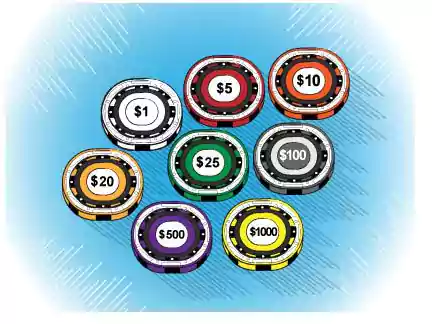 Chips Denominations and Colors in Poker