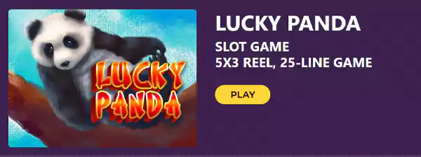 Lucky Panda Game on Fortunecoin