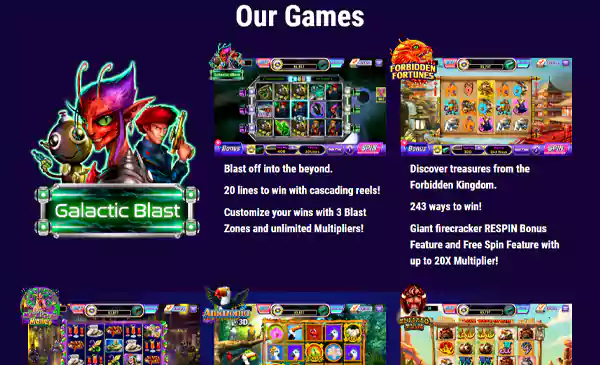 LuckyLand Casino Games