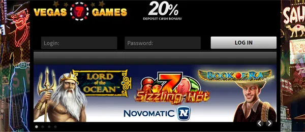 Vegas 7 Games Website