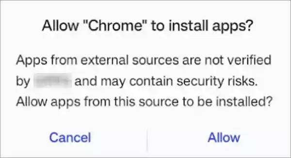 Allow Chrome to install apps